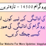 8171 Ehsaas Program 14500 Payment