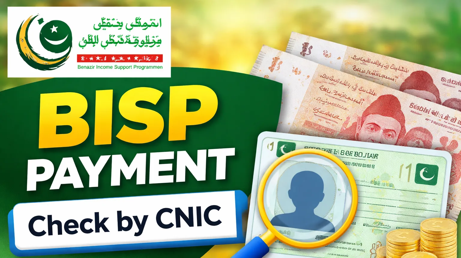 How to Check BISP Payment by CNIC Number?